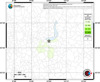Mappa territorio comunale con almeno 3 questionari
