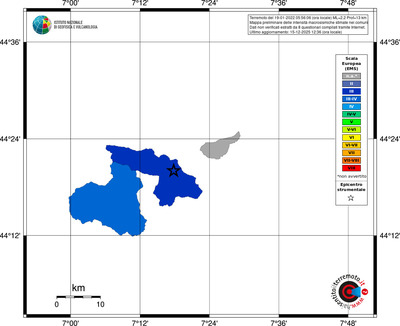 Mappa EMS - territori comuni