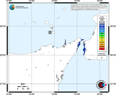Mappa EMS - territori località