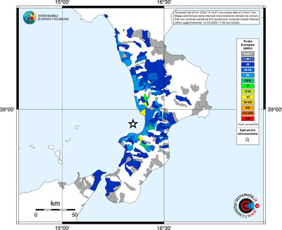 Mappa EMS - territori comuni