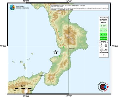 Mappa comuni con almeno 3 questionari