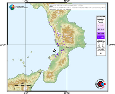 Mappa comuni con almeno 3 questionari