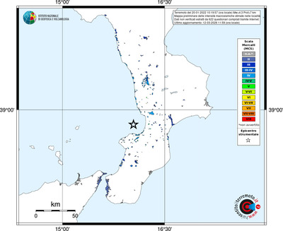 Mappa MCS - territori località