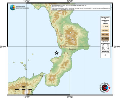 Mappa comuni con almeno 3 questionari