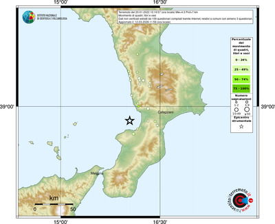 Mappa comuni con almeno 3 questionari