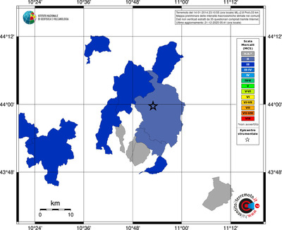 Mappa MCS - territori comuni