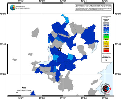 Mappa EMS - territori comuni