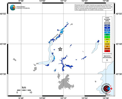 Mappa EMS - territori località