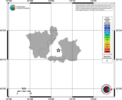 Mappa EMS - territori comuni