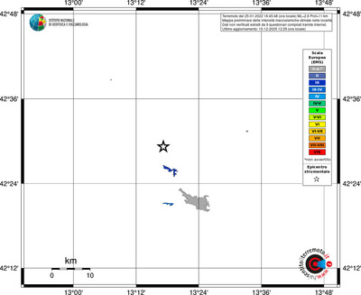 Mappa EMS - territori località