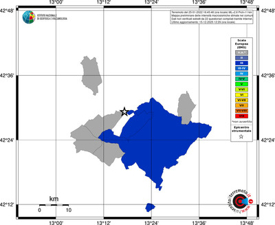 Mappa EMS - territori comuni