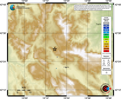 Mappa MCS - località