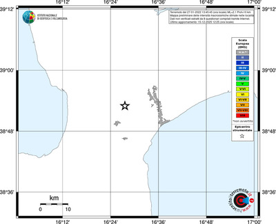 Mappa EMS - territori località
