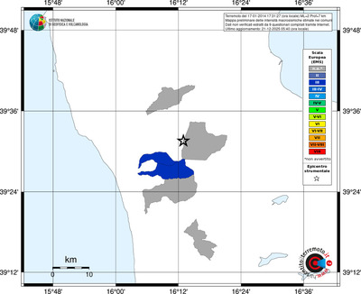 Mappa EMS - territori comuni