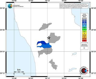 Mappa MCS - territori comuni