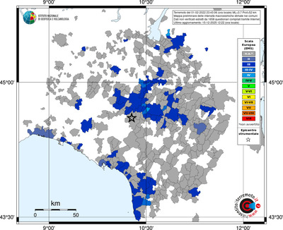 Mappa EMS - territori comuni
