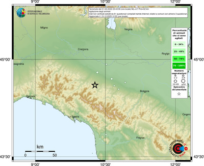 Mappa comuni con almeno 3 questionari