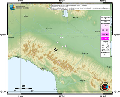 Mappa comuni con almeno 3 questionari