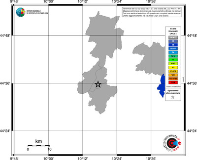 Mappa MCS - territori comuni