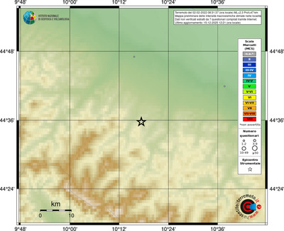 Mappa MCS - località