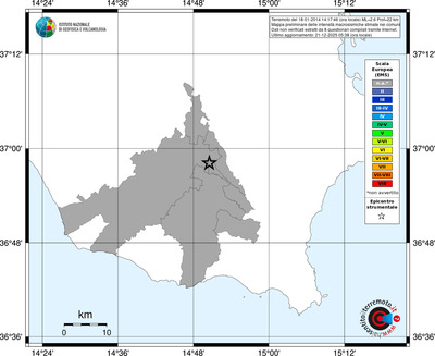 Mappa EMS - territori comuni
