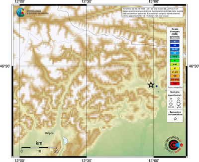 Mappa EMS - località