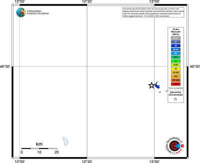 Mappa MCS - territori località