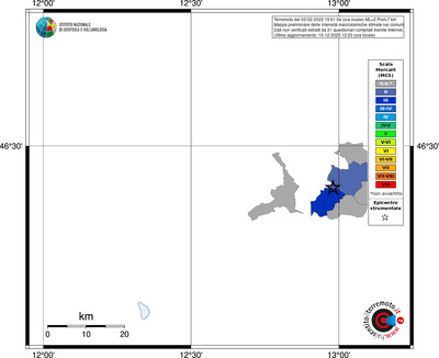 Mappa MCS - territori comuni
