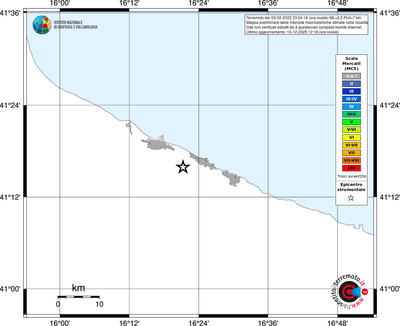 Mappa MCS - territori località