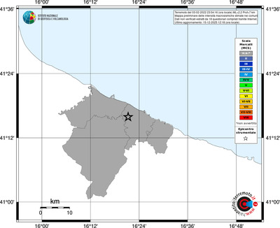 Mappa MCS - territori comuni