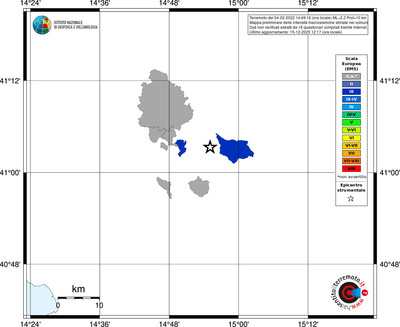 Mappa EMS - territori comuni