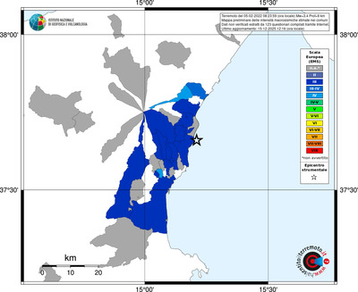 Mappa EMS - territori comuni