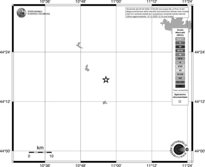 Mappa MCS - territori località