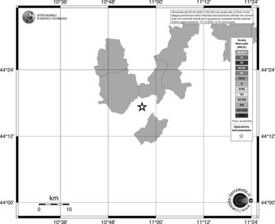 Mappa MCS - territori comuni