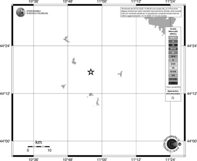 Mappa MCS - territori località