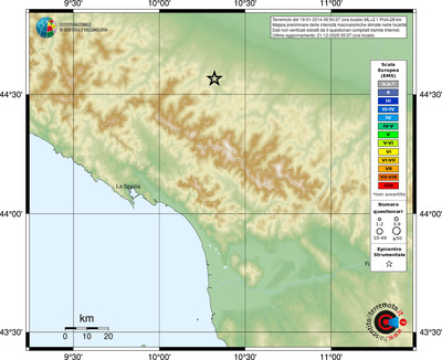 Mappa EMS - località
