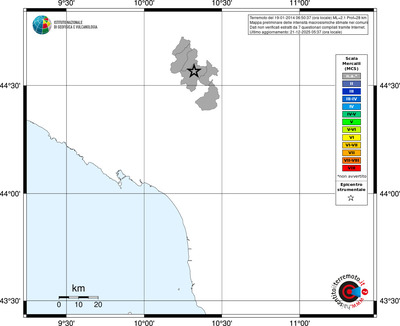 Mappa MCS - territori comuni