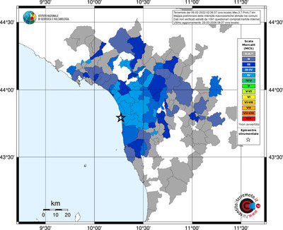 Mappa MCS - territori comuni
