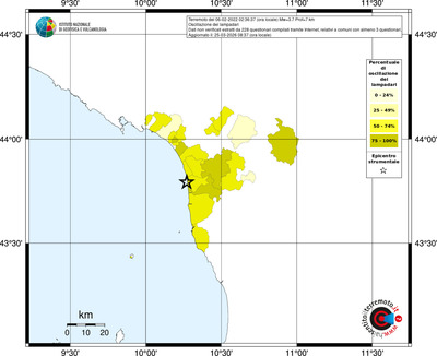 Mappa territorio comunale con almeno 3 questionari