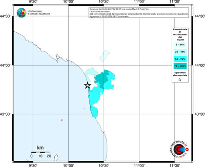 Mappa territorio comunale con almeno 3 questionari