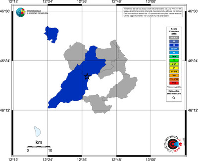 Mappa EMS - territori comuni