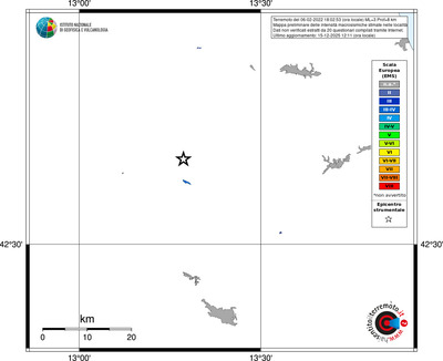 Mappa EMS - territori località
