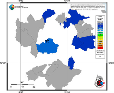 Mappa EMS - territori comuni