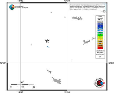Mappa MCS - territori località
