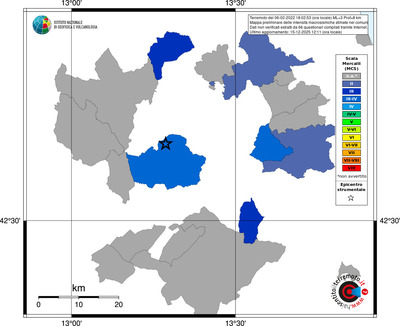 Mappa MCS - territori comuni