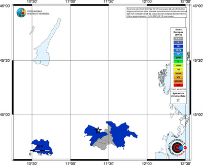 Mappa EMS - territori comuni