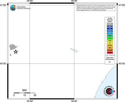 Mappa MCS - territori località