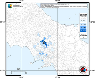 Mappa territorio comunale con almeno 3 questionari