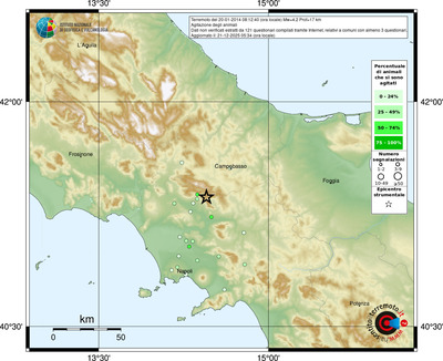 Mappa comuni con almeno 3 questionari