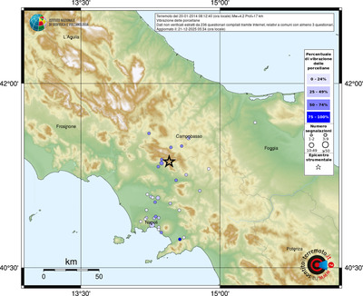 Mappa comuni con almeno 3 questionari